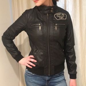 SALE 😎 Faux Leather Jacket